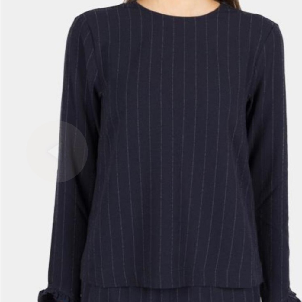 GANNI Clark Blouse - Total eclipse SIZE 40. matching pants available too!